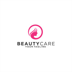Women Beauty Care Logo Design Vector Illustration Template Idea