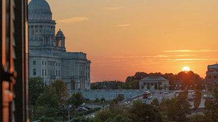 Sunset at The State House 