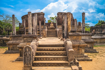 Sacred Quadrangle at Polonnaruwa Ancient city, Sri Lanka