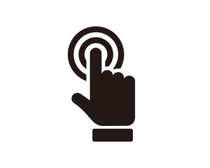 Hand cursor icon symbol vector