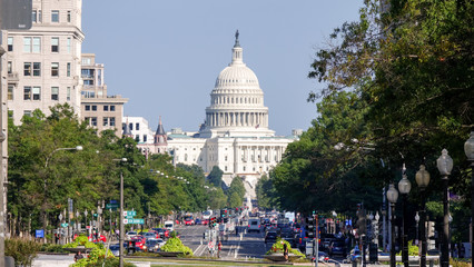 Fototapeta premium Kapitol w Waszyngtonie, USA