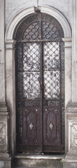 old church door metal bronze texture vintage	