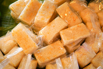 Traditional Thai Dessert in market