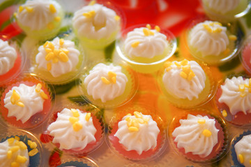 Traditional Thai Dessert in market