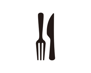 Fork and knife restaurant icon symbol vector