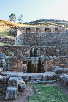 Ruins of Tambomachay in Cusco, Peru