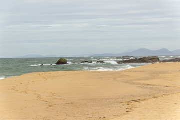 red beach lookout in Penha Santa Catarina