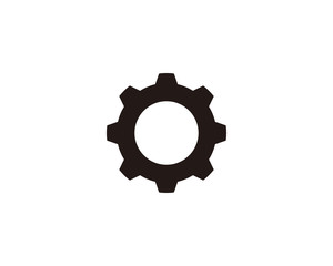 Gear icon symbol vector