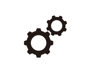 Gear icon symbol vector