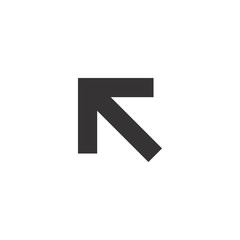 Arrow Icon Vector Template Symbol