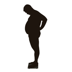 Fat People Silhouette