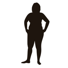 Fat People Silhouette