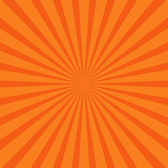 Obraz premium grunge sunburst orange abstract background