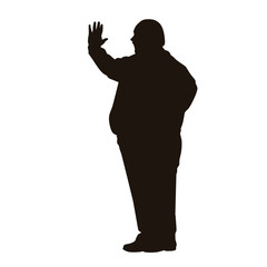 Fat People Silhouette