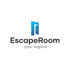 Escape Room Game Logo Design Idea