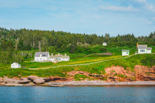 Historic Buildings On Bonaventure Island