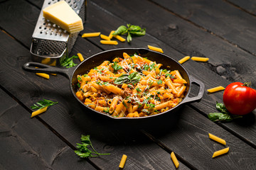 Penne one pot pasta dinner. This quick & delicious pasta meal is made with penne pasta, fresh...