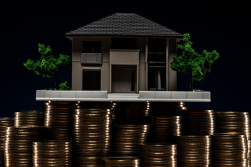 住宅模型 お金