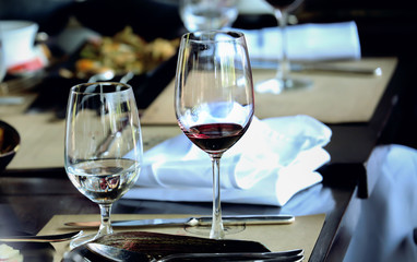 food and Drink, wine red and for a friendly, in a bar or a restaurant