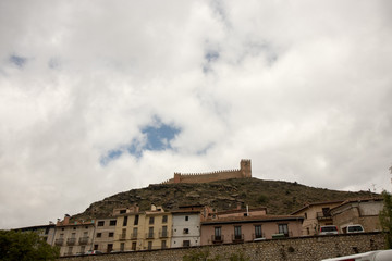 Typical Spanish village in its surroundings