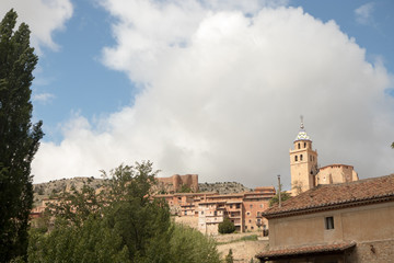 Fototapeta premium Typical Spanish village in its surroundings