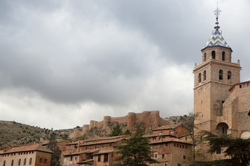 Fototapeta premium Typical Spanish village in its surroundings