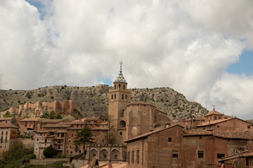 Fototapeta premium Typical Spanish village in its surroundings
