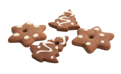christmas cookies isolated