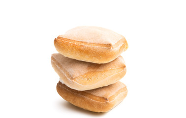 french bun isolated