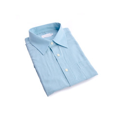 shirt or isolated folded fashionable men shirt new.