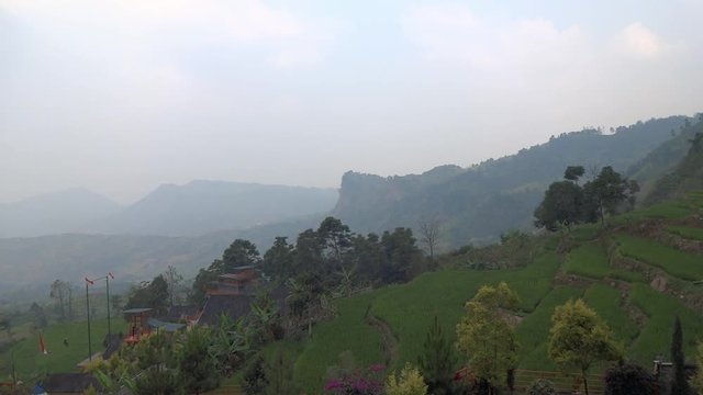 at pesona kayangan hill and resort in bogor region, west java, indonesia. we can do swimming, flying fox, outbond, etc.  29 september 2019