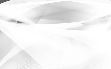 Abstract white and gray modern geometrical backdrop wallpaper. Light grey motion silver line design background.