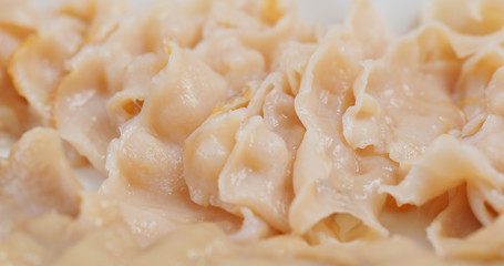 Fresh Geoduck sashimi for hot pot