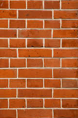 Red brick wall background