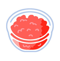 ボウルに入ったひき肉