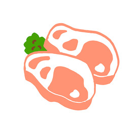 豚ロース肉　厚切り肉