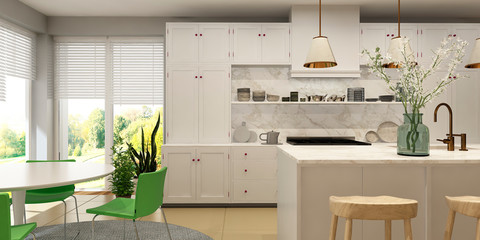 Fototapeta premium Modern house interior