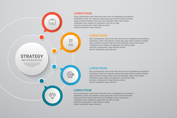 Business data visualization.Steps  Process chart. Abstract elements of graph, diagram with steps, options, parts or processes. Vector business template for presentation Vector Design