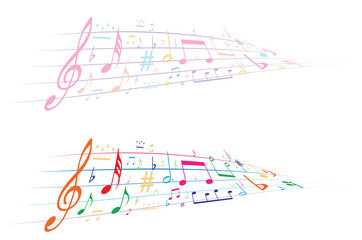 music symbol background , Elements musical background music background  vector