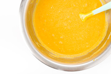 パンプキンパンケーキの生地