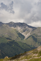 landscape of mountains and blue sky