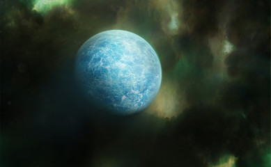 Obraz na płótnie Canvas Isolated Planet