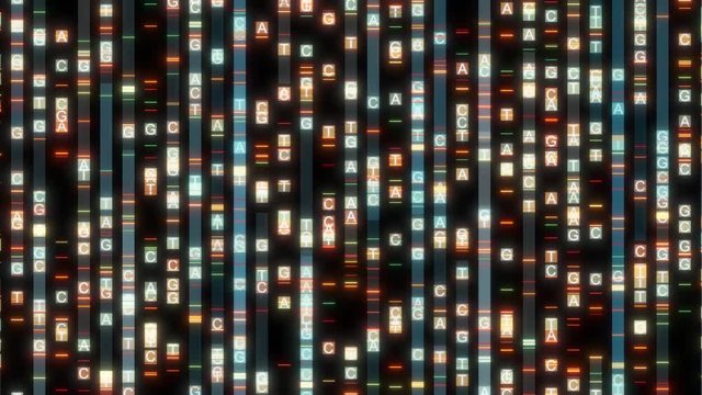 DNA sequencing the bases of a fragment of DNA Abstract background