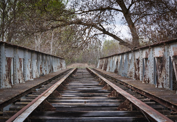 Fototapeta premium Haciendo vía 