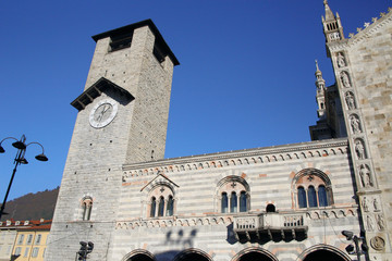 Fototapeta premium Duomo of Lake Como, Italy