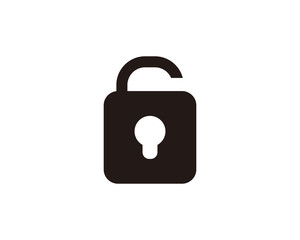Lock icon symbol vector