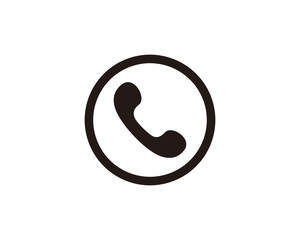 Obraz premium Phone call icon symbol vector
