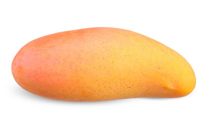 Mango isolated on white clipping path