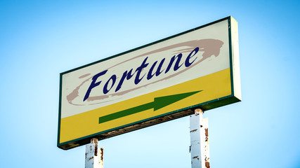 Street Sign to Fortune