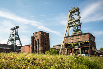 Fototapeta na wymiar Former coalmine in the Ruhr area
